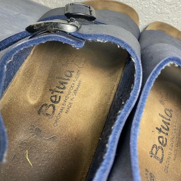 BETULA BY BIRKENSTOCK NAVY SANDAL 37 - Picture 6 of 9